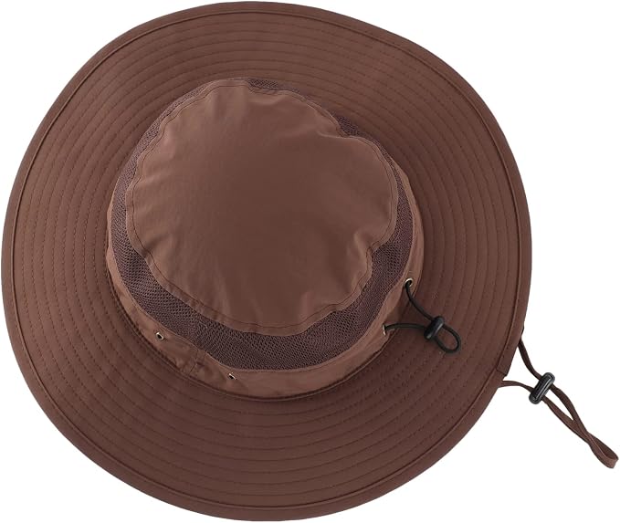Home Prefer UPF 50+ Men's Sun Hat Wide Brim Bucket Hat UV Protection Hat - Image 3