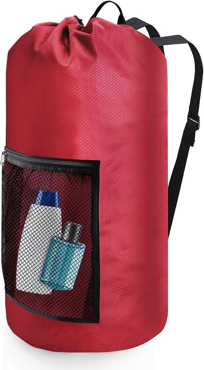 Portable Laundry Bag Backpack by Unknown