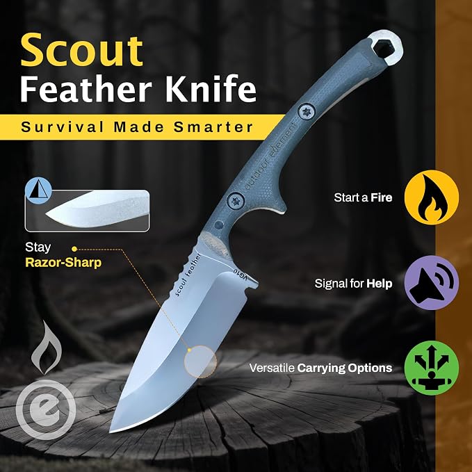 Scout Feather - Fixed Blade Survival Knife - Image 2