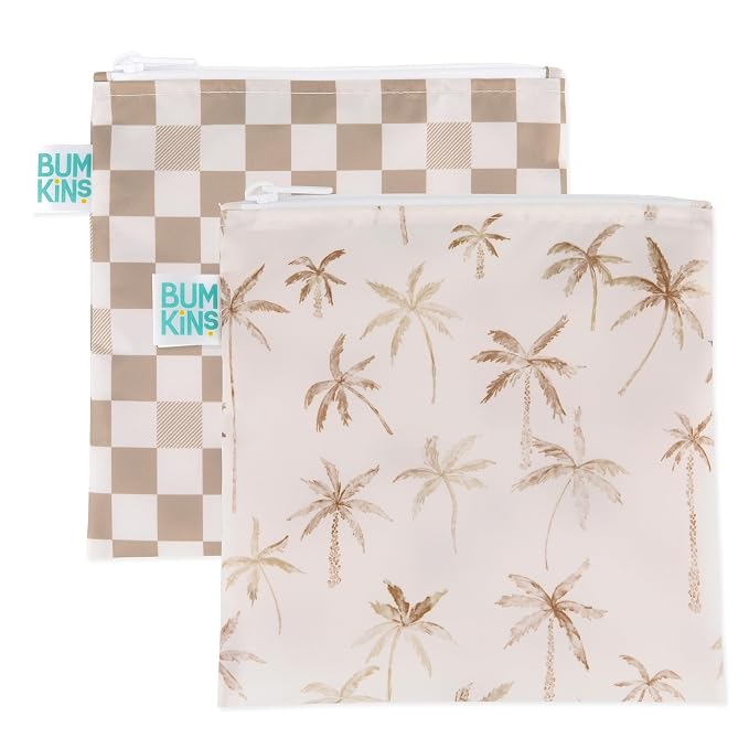 Bumkins Reusable Sandwich and Snack Bags, by Bumkins