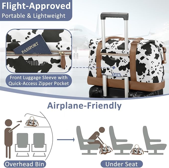 Travel Duffle Bag for Women, Weekender Bags, Hospital Bag for Labor Delivery - Image 3