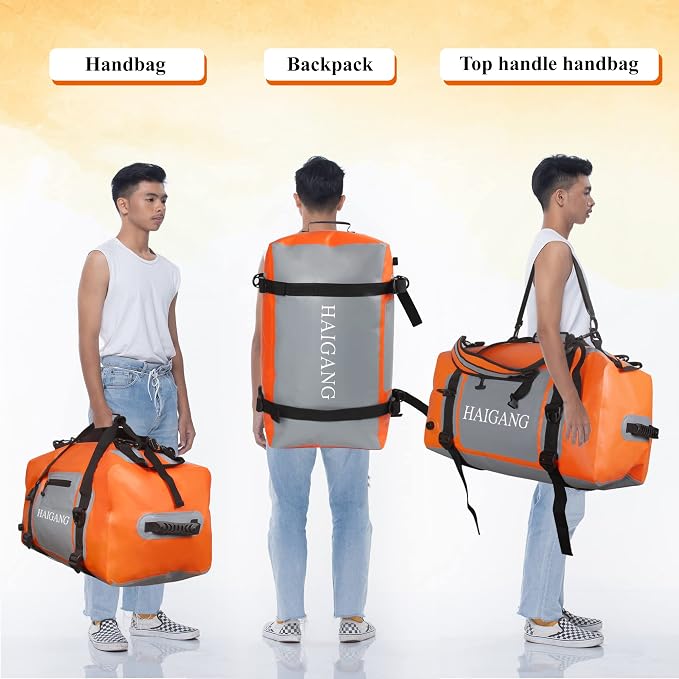 70L Waterproof Duffel Bag Travel Dry Bag, Large Capacity, Adjustable Thickened - Image 3
