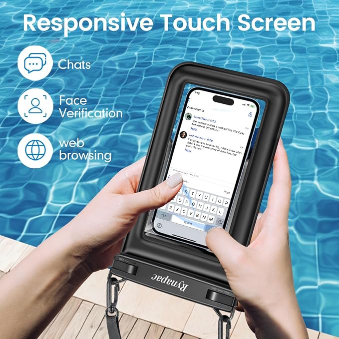 Floating Waterproof Phone Pouch 2 Pack - Image 4