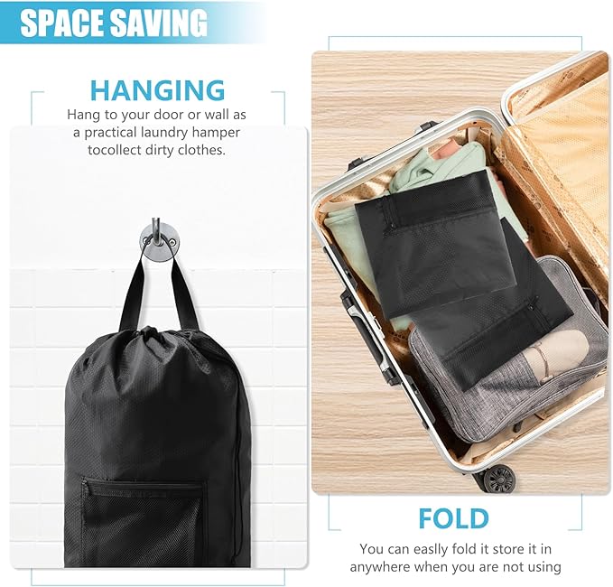 Laundry Bag Backpack, Olosar Extra Large Travel Laundry Bag - Image 6