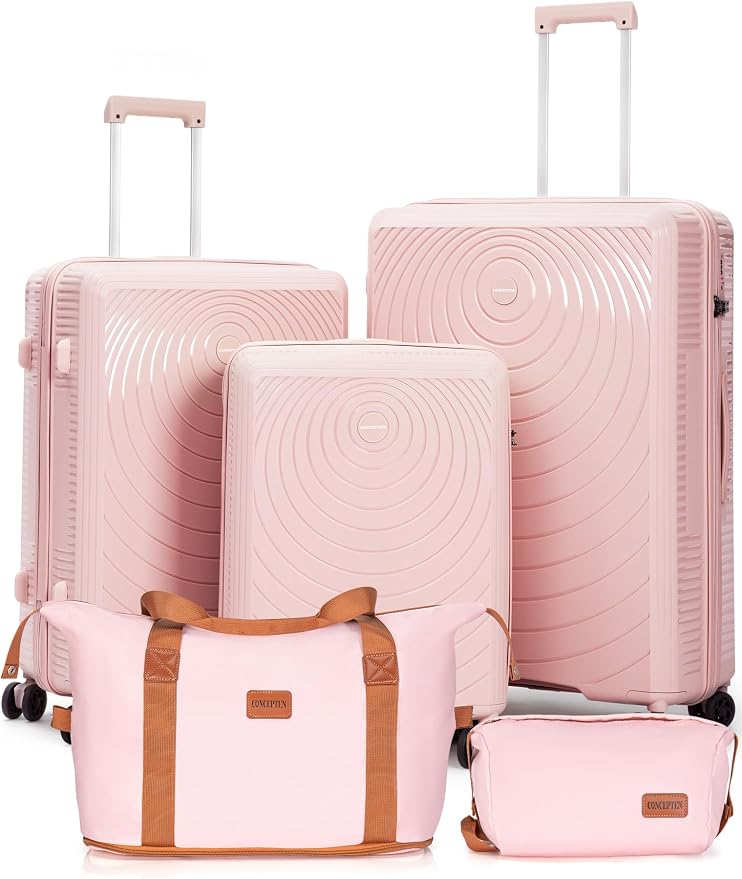 Luggage Sets 5 Piece, Suitcases by CONCEPTEN