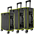 3 Pcs Thicken Clear Luggage Cover Protector by KSSZZCO