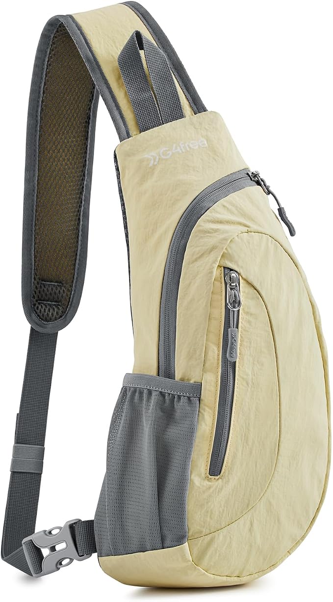 G4Free Sling Bag for Men Women, Small Crossbody Backpack Lightweight Chest by G4Free