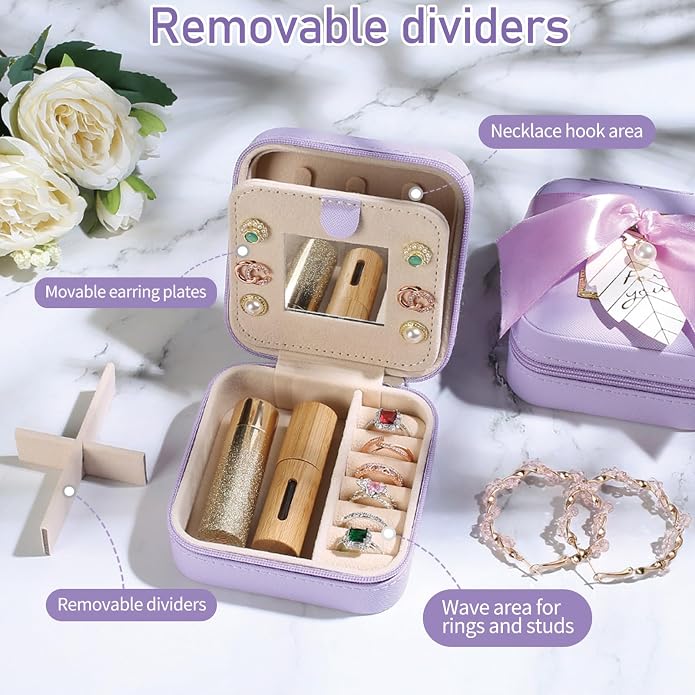 AYGXU Travel Jewelry Box for Women and Girls - Image 4