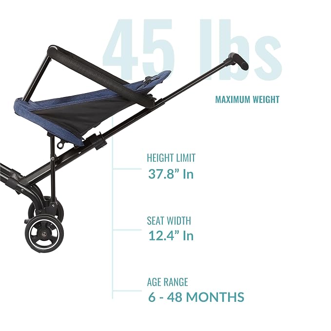 Dream On Me Lightweight and Compact Coast Rider Stroller - Image 3