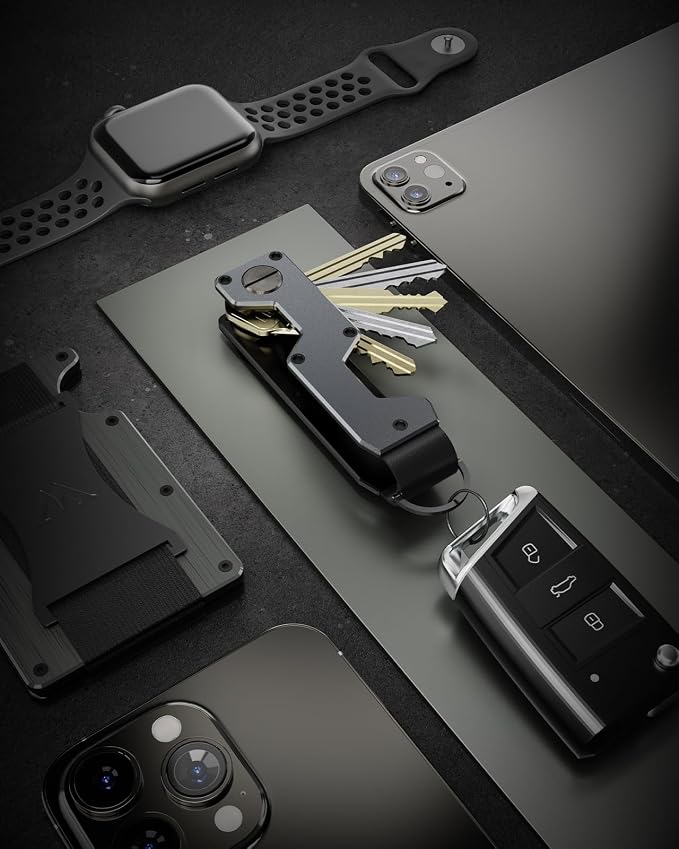 Key Organizer Compact Key Holder Metal Key Chain Minimalist key case key holder - Image 5