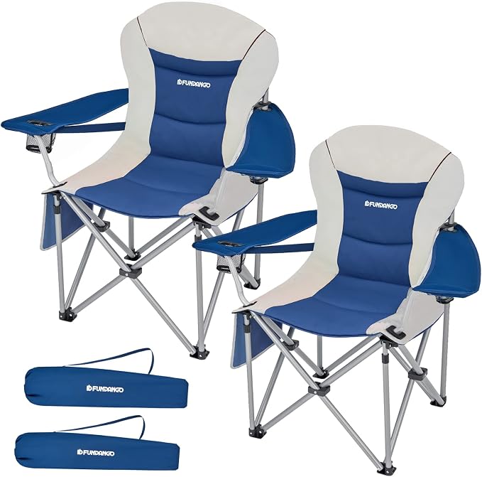 FUNDANGO 2 Packs Oversized Camping Chair by FUNDANGO