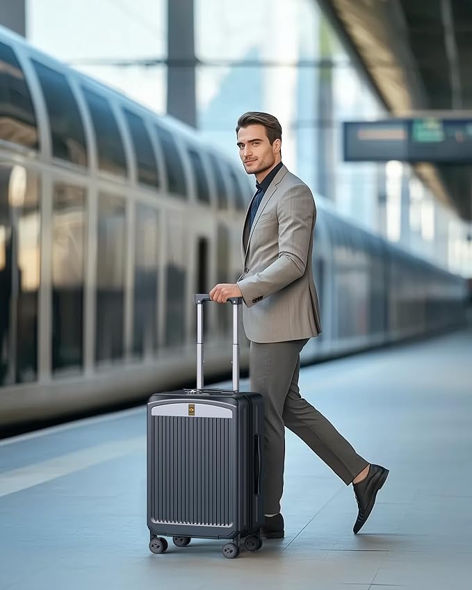 MGB Carry on Luggage 22 X 14 X 9 Airline Approved Suitcase - Image 7