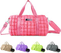 Quilted Travel Duffle Bag Gym Bag by XSUIOY