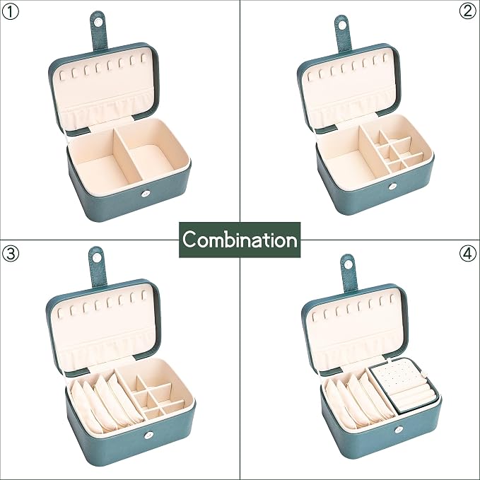 2 Layer Large Jewelry Travel Case - Image 4