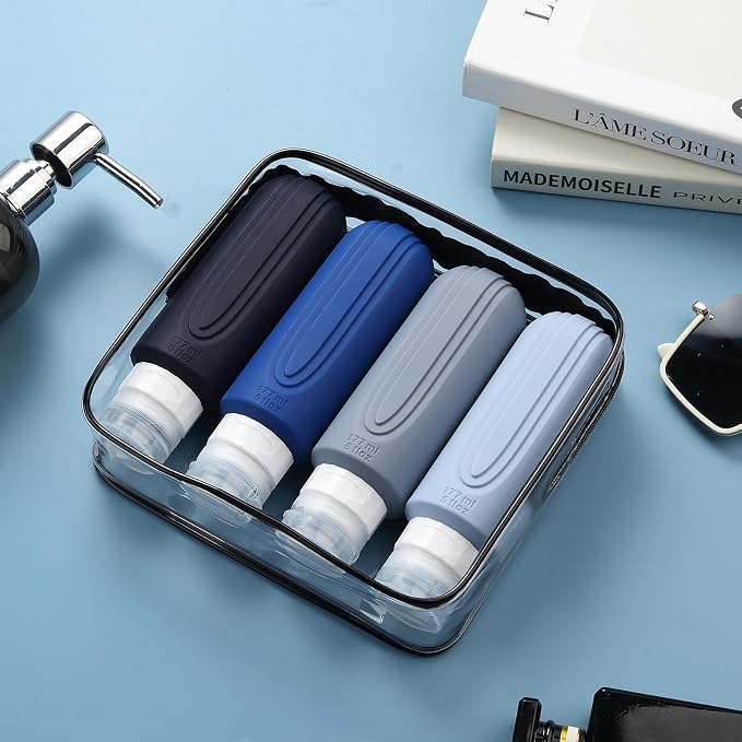 Travel Bottles for Toiletries, Large 6oz Oversize Containers, BPA Free Leak - Image 7
