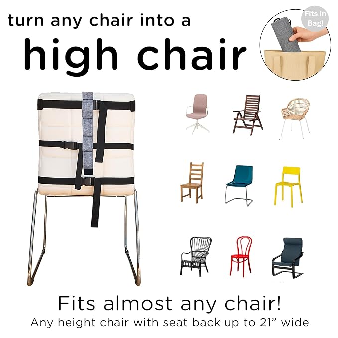 liuliuby Compact Travel High Chair | Portable High Chair - Image 3