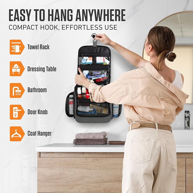 VENTURE 4TH Hanging Travel Toiletry Bag - Image 7