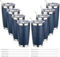 20oz Tumbler with Straw and Brush, Stainless Steel Vacuum Insulated tumbler by Unknown