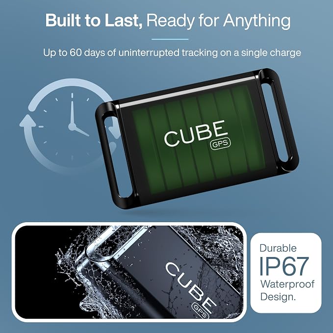 Cube GPS Tracker for Vehicles Assets Kids, Mini GPS Trackers for Dogs, Car - Image 4