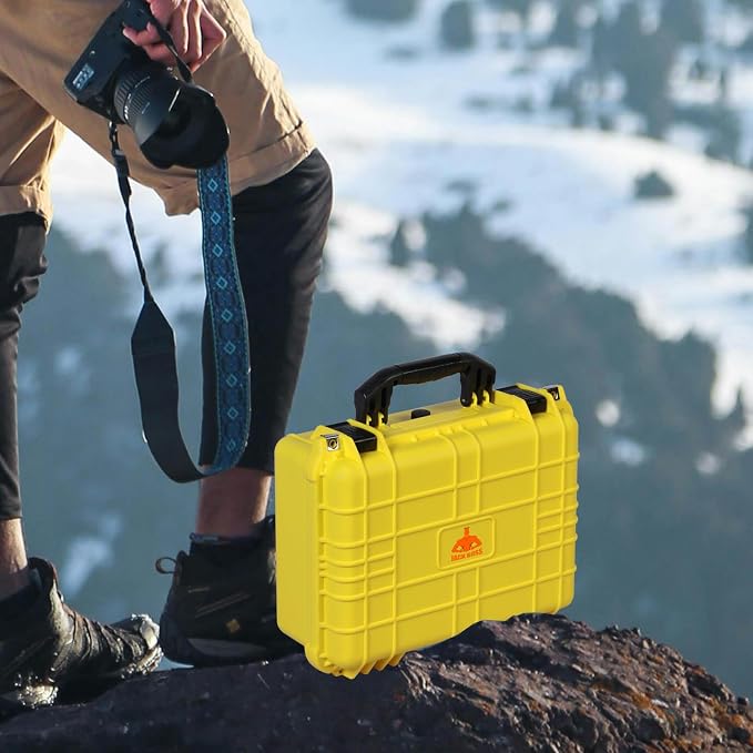 16x 12.8x 6.8 Inch Hard Case, Portable Weather Waterproof Protective Camera Case - Image 7