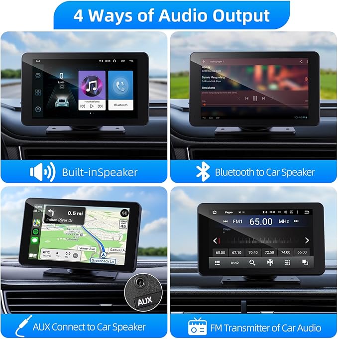 Wireless Apple Carplay and Android Auto Screen - Image 5