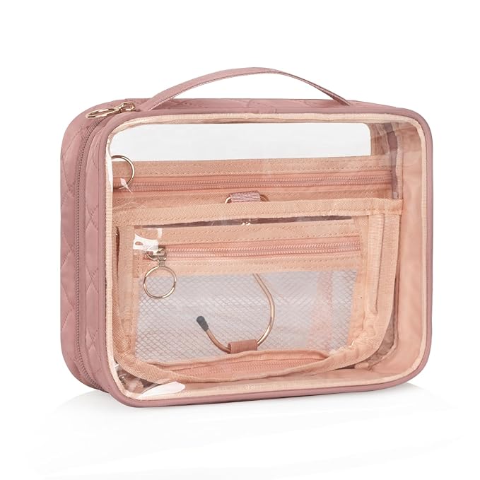 Clear Cosmetic Bags, Hanging Toiletry Bag - Image 7