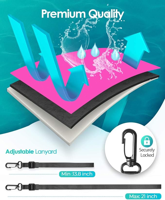Hiearcool Waterproof Phone Pouch, Waterproof Phone Case - Image 3