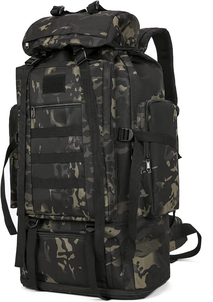 Hiking Backpack for Men 70L/100L Camping Backpack Military Rucksack Molle 3 by W+WINTMING