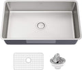KRAUS Dex 32-inch Undermount 16 Gauge Stainless Steel Single Bowl Kitchen Sink by KRAUS