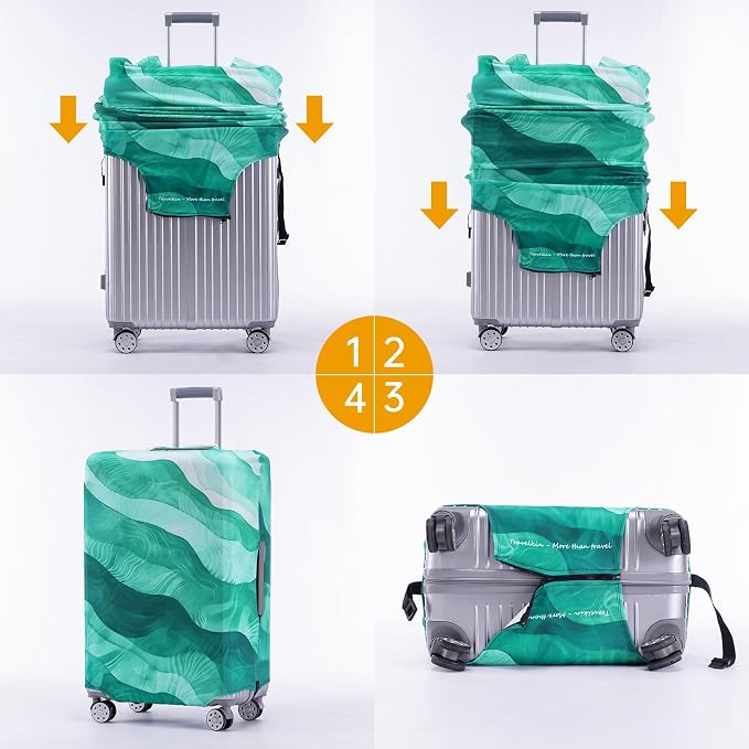 Travelkin Luggage Covers For Suitcase Tsa Approved, Suitcase Cover Protector - Image 7