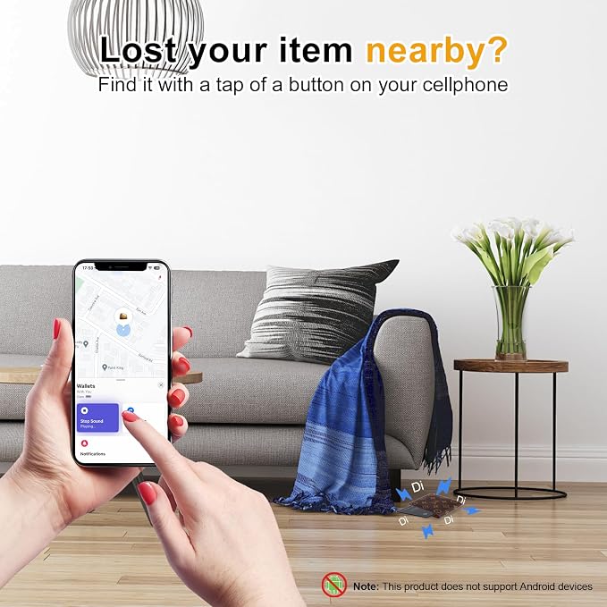 LBPRT Air-Tag Card Rechargeable Wallet Tracker Thin 1.6mm 2 Pack, Smart Locator - Image 4
