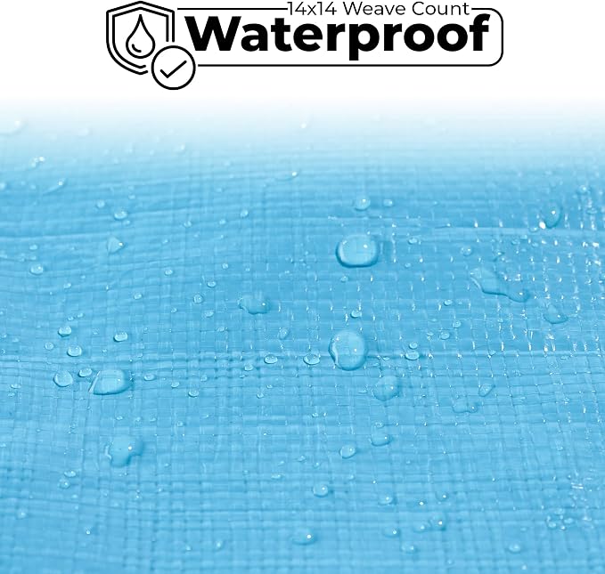 Tarps Heavy Duty Waterproof 20x40-12 mil Thick Camping Tent - Image 5