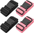 BILIONE 4 Pack Luggage Straps 79" Long Belts Keep Suitcase Secure While by BILIONE