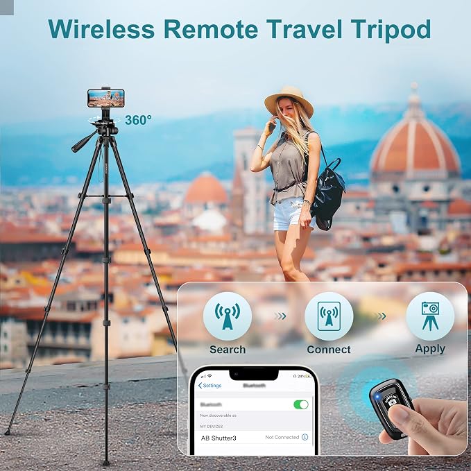 JOILCAN Phone Tripod, Travel Floor Tripods Compatible - Image 3