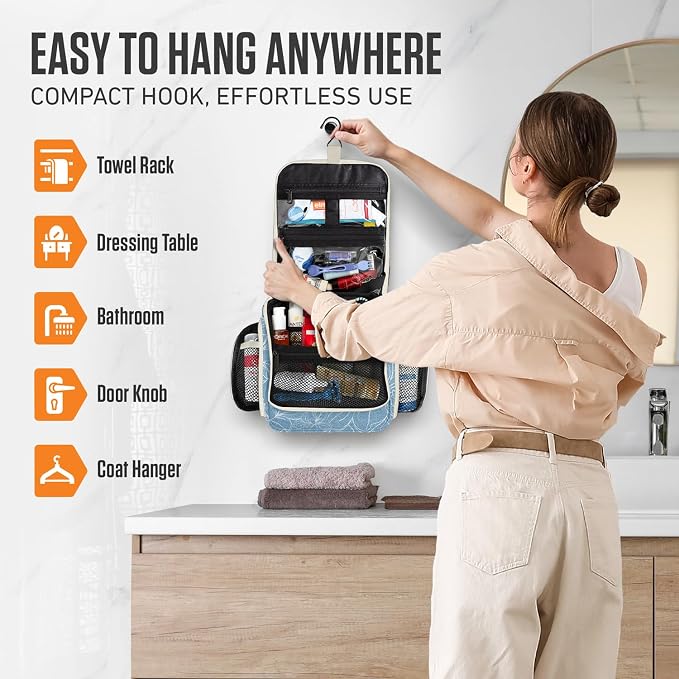 VENTURE 4TH Hanging Travel Toiletry Bag - Image 7