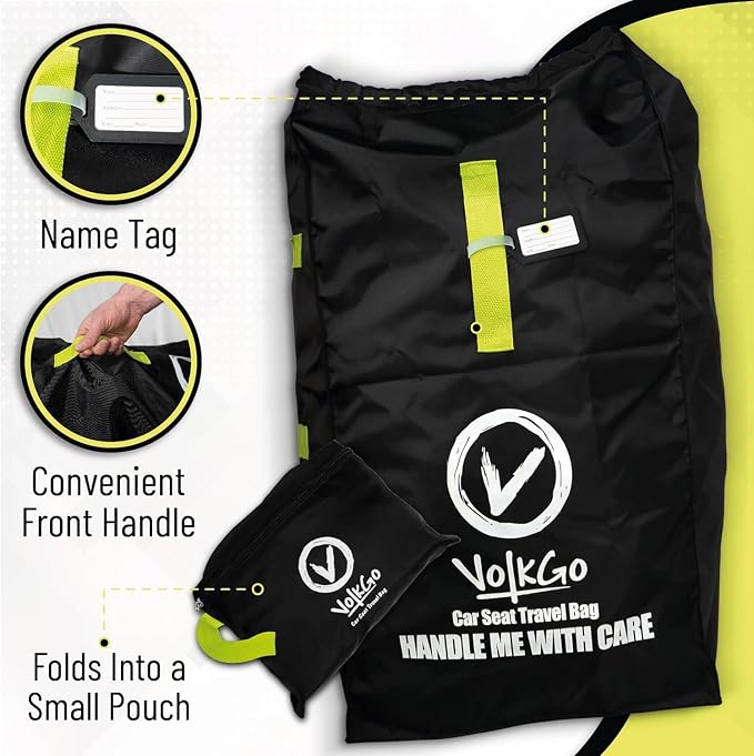 V VOLKGO Car Seat Travel Bag For Airplane - Image 2