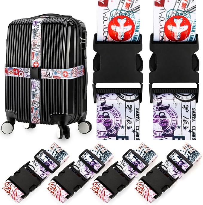 Adjustable Travel Luggage Strap Suitcase Belt Travel Bag Accessories 1.96 in W by Gutsdoor