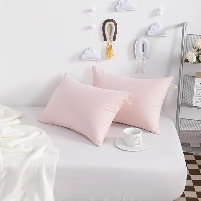 NTBAY Tiny Pillows, Down Alternative 7"x11" Microfiber Mini Pillows - Image 2