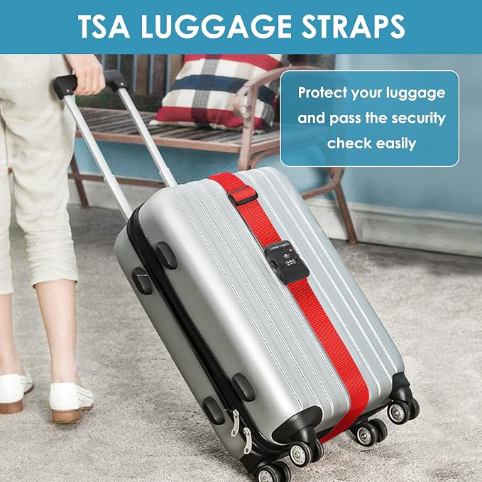 Travel Inspira Luggage Straps for Suitcases - Image 2