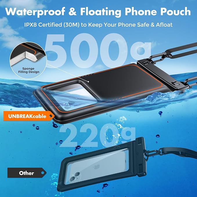 UNBREAKcable IPX8 Phone Case Dry Bag - Image 3