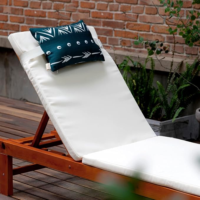 Lounge Chair Head Resting Pillows, Aderonideck Chair Head Waterproof Pillows - Image 2