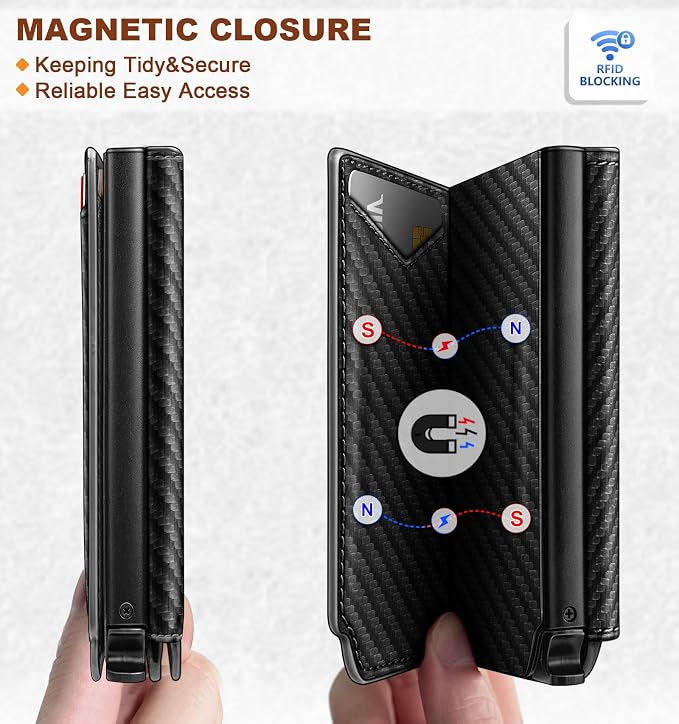 BULLIANT Men Wallet Leather Wallet Card Holders Money Clip - Image 3