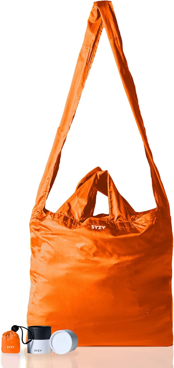 SYZY World's Most Compact Travel Tote Bag Portable Shopping Beach Market Bag by SYZY