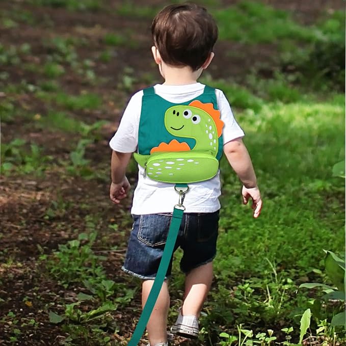 Toddler Harness Leash with Anti Lost Wrist Link, Accmor Cute Dinosaur Kids - Image 4