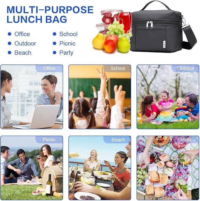 NOL Natural Organic Lifestyle Small Insulated Lunch Bags - Image 7