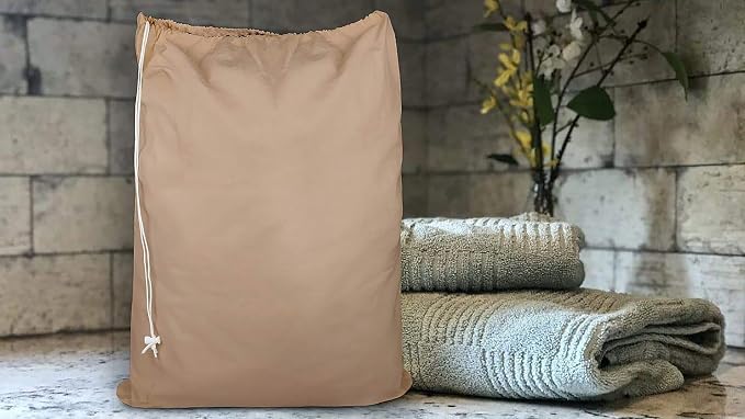 Urban Villa Laundry Bag Canvas|Dirty Clothes Travel Laundry Bag|Machine - Image 5