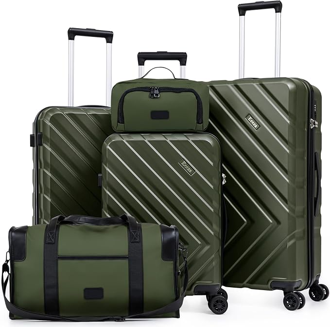 Luggage Sets 5 Piece, Suitcases by Eeeza