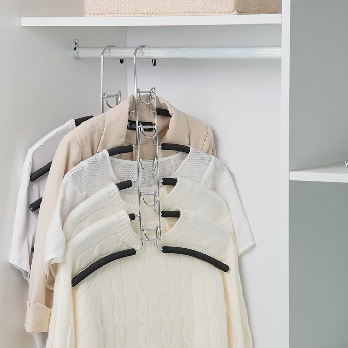 Nature Smile No Shoulder Bump Multiple Sweater Coat Clothes Hangers - Image 2