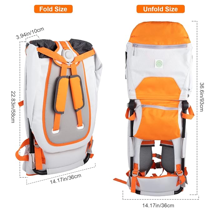 Baby Shoulder Carrier Baby Hiking Backpack Carrier - Image 3