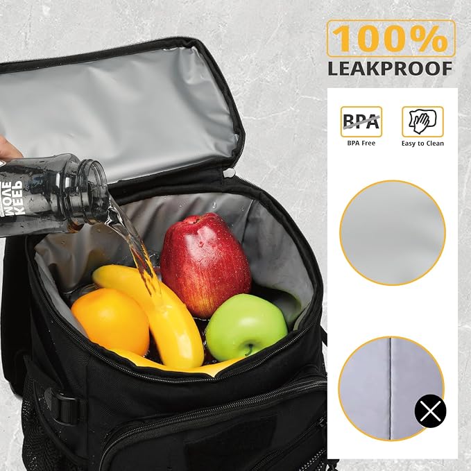 Tactical Backpack Cooler, 25L Cooler Backpack Insulated Leak-Proof, Heavy Duty - Image 7